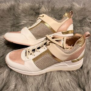 Michael Kors heeled sparkly sneaker “Georgie”